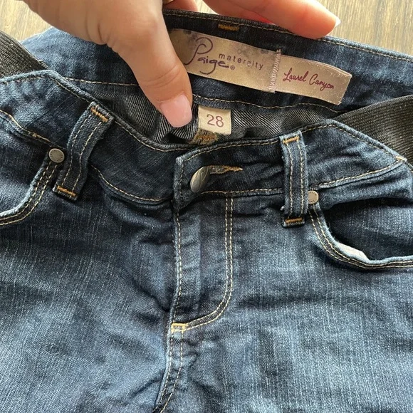 Paige denim maternity jeans - Picture 2 of 3